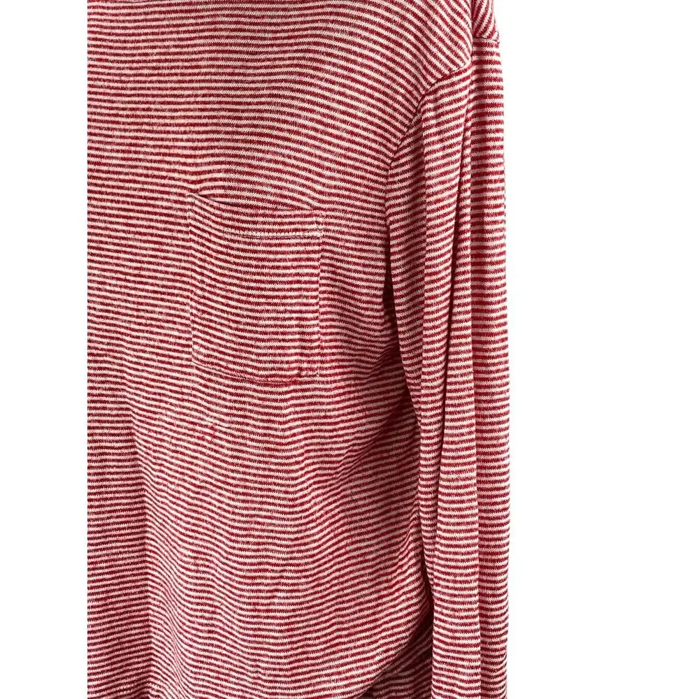 Stars Above Red Striped Long Sleeve T Shirt Shorts Lounge Two Piece Set Size S